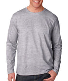 Wholesale Gildan 64400 Mens Long Sleeve T-Shirt Printed or Blank