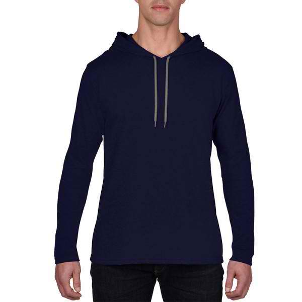 Load image into Gallery viewer, Wholesale 987 Anvil Long Sleeve Hooded T-Shirt Printed or Blank
