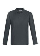Wholesale P400ML BizCollection Crew Mens L/S Polo Printed or Blank