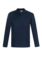 Wholesale P400ML BizCollection Crew Mens L/S Polo Printed or Blank