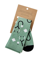 Wholesale CCS149U BIZCARE UNISEX HAPPY FEET COMFORT SOCKS Printed or Blank