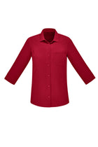 Wholesale CS951LT Biz Care Womens Florence 3/4 Sleeve Shirt Printed or Blank