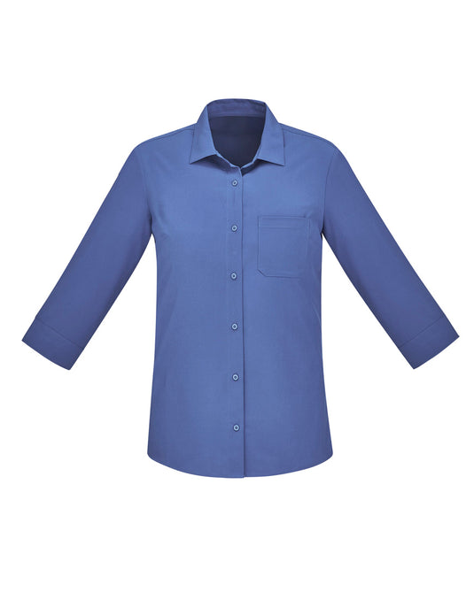 Wholesale CS951LT Biz Care Womens Florence 3/4 Sleeve Shirt Printed or Blank