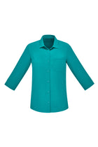 Wholesale CS951LT Biz Care Womens Florence 3/4 Sleeve Shirt Printed or Blank