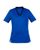 Wholesale CST043LS BizCollection Womens Riley V-Neck Scrub Top Printed or Blank