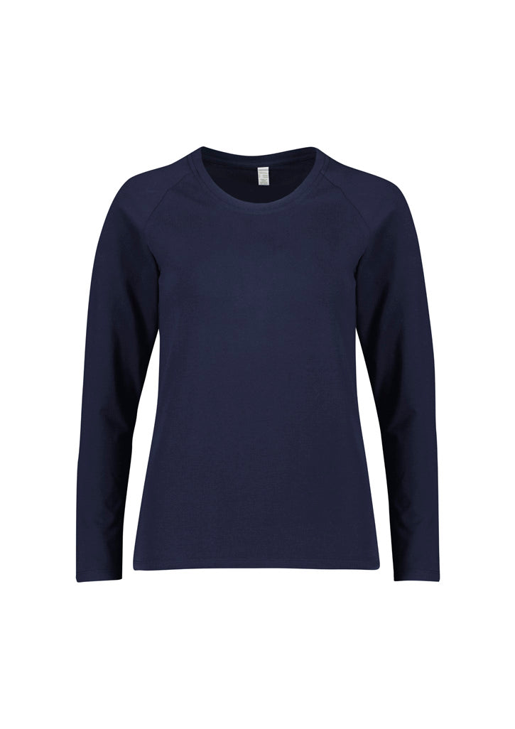 Load image into Gallery viewer, CT247LL BizCare Performance Womens Cotton Long Sleeve Tee
