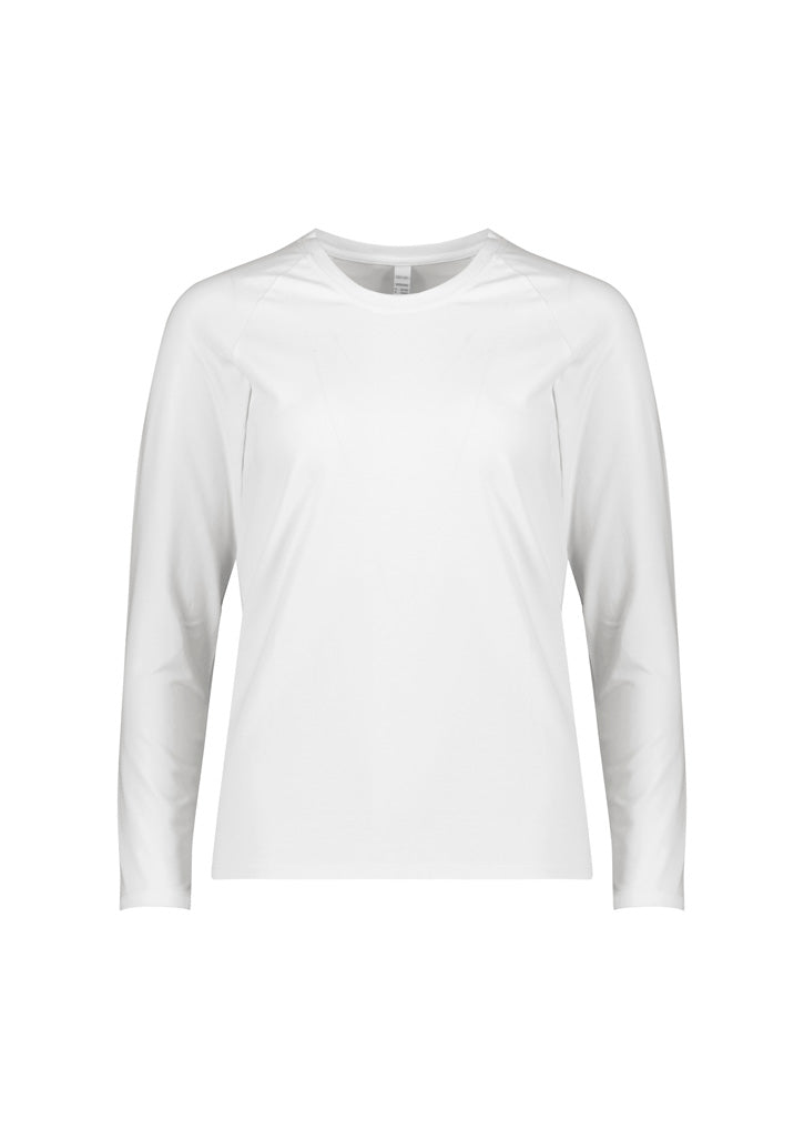 Load image into Gallery viewer, CT247LL BizCare Performance Womens Cotton Long Sleeve Tee
