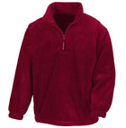 Wholesale Result R033B Youth Polartherm 1/4 Zip Jumper Printed or Blank