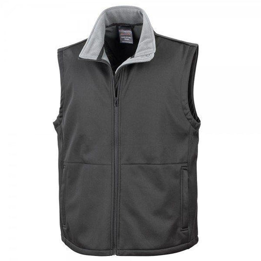 Wholesale R214X Result Adult Soft Shell Vest Printed or Blank