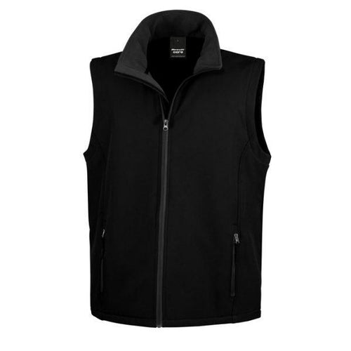 Wholesale R232M Result Men's Softshell Vest Printed or Blank