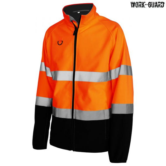 Wholesale R450X Workguard Hi Visibility Printable Softshell Jacket Printed or Blank