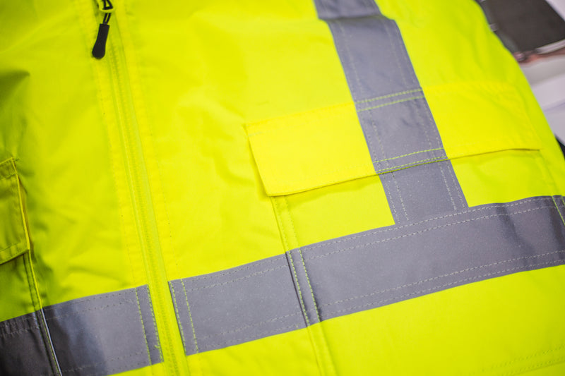 Load image into Gallery viewer, Wholesale R461X Workguard Reversible Fleece Lined Hi-Vis Safety Vest Printed or Blank
