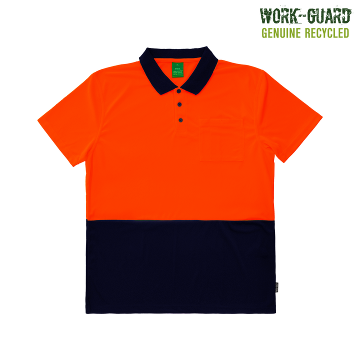 R481X Workguard Recycled Hi Vis Polo
