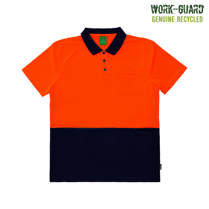 Load image into Gallery viewer, R481X Workguard Recycled Hi Vis Polo

