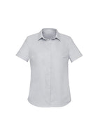 Wholesale RS968LS Biz Corporates WOMENS CHARLIE S/S SHIRT Printed or Blank
