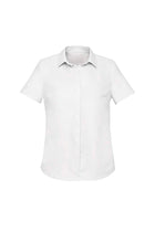 Wholesale RS968LS Biz Corporates WOMENS CHARLIE S/S SHIRT Printed or Blank