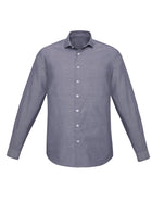 Wholesale RS969ML Biz Corporates MENS CHARLIE SLIM FIT L/S SHIRT Printed or Blank