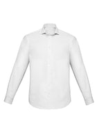 Wholesale RS969ML Biz Corporates MENS CHARLIE SLIM FIT L/S SHIRT Printed or Blank