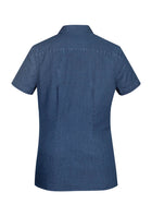 Wholesale S017LS Bizcollection Indie Ladies Short Sleeve Shirt Printed or Blank