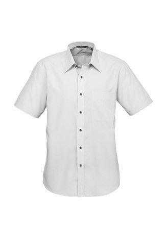 Wholesale S120MS BizCollection Signature Men's Short Sleeve Shirt Printed or Blank