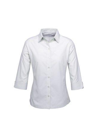 Wholesale S29521 BizCollection Ambassador Ladies ¾ Sleeve Shirt Printed or Blank