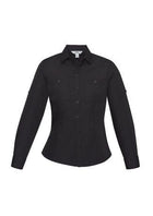 Wholesale S306LL BizCollection Bondi Ladies Roll-Up Shirt Printed or Blank