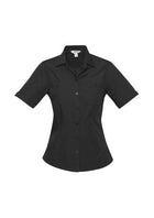 Wholesale S306LS BizCollection Bondi Ladies Short Sleeve Shirt Printed or Blank