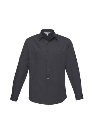 Wholesale S306ML BizCollection Bondi Mens Roll-Up Shirt Printed or Blank