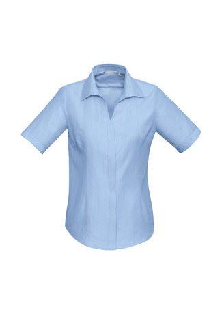 Wholesale S312LS BizCollection Preston Ladies Short Sleeved Shirt Printed or Blank