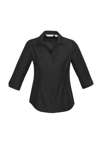 Wholesale S312LT BizCollection Preston Ladies ¾ Sleeved Shirt Printed or Blank