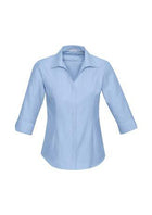 Wholesale S312LT BizCollection Preston Ladies ¾ Sleeved Shirt Printed or Blank