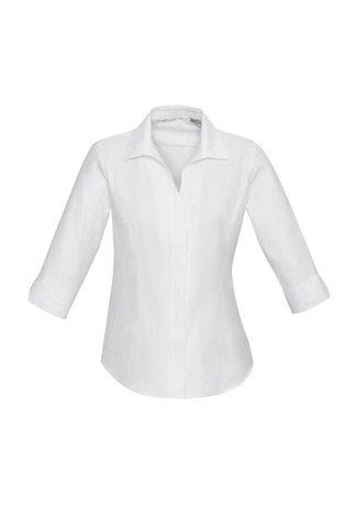 Wholesale S312LT BizCollection Preston Ladies ¾ Sleeved Shirt Printed or Blank