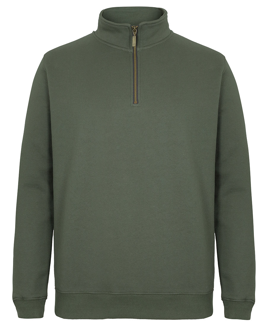 Wholesale S3FSZ C OF C 1/2 BRASS ZIP SWEAT Printed or Blank