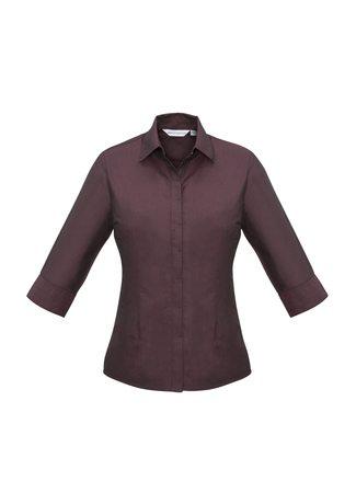 Load image into Gallery viewer, Wholesale S504LT BizCollection Hemingway Ladies ¾ Sleeve Shirt Printed or Blank
