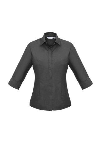 Wholesale S504LT BizCollection Hemingway Ladies ¾ Sleeve Shirt Printed or Blank