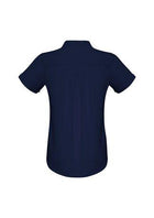 Wholesale S628LS BizCollection Madison Ladies Short Sleeve Blouse Printed or Blank