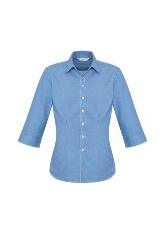 Wholesale S716LT BizCollection Ellison Ladies ¾ Sleeve Shirt Printed or Blank