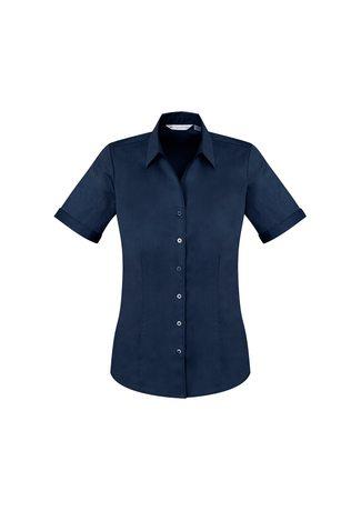 Wholesale S770LS BizCollection Monaco Ladies Short Sleeve Shirt Printed or Blank