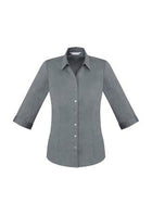 Wholesale S770LT BizCollection Monaco Ladies ¾ Sleeve Shirt Printed or Blank
