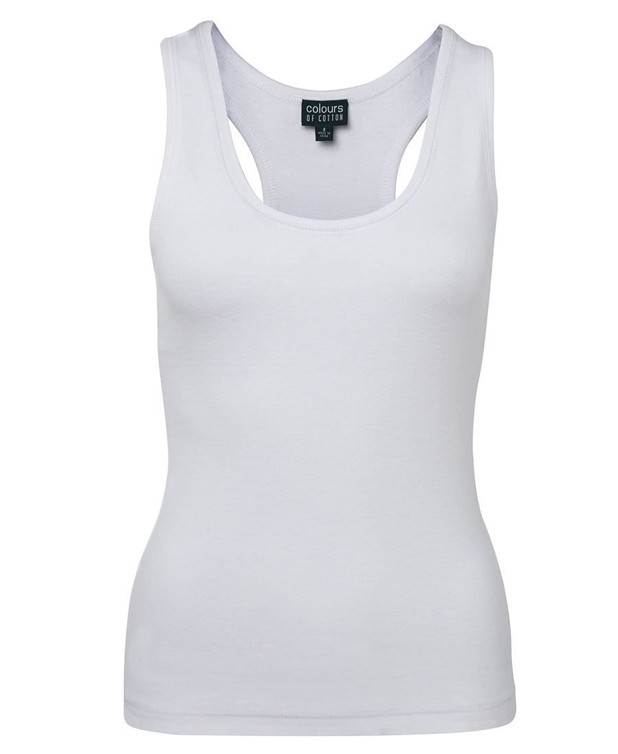 Wholesale S7LS JB's C OF C LADIES ATHLETIC SINGLET Printed or Blank
