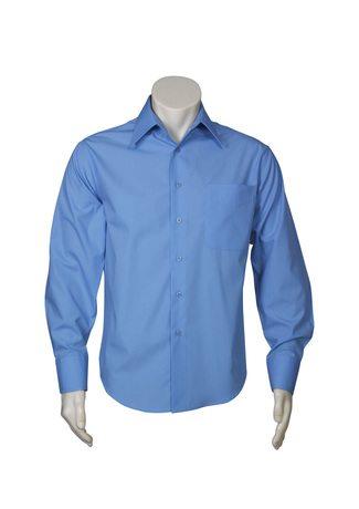 Wholesale SH714 BizCollection Metro Men's Long Sleeve Shirt Printed or Blank