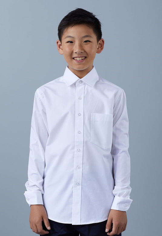 Wholesale SUS02 And SUS02A CF Cardrona Boys Long Sleeve Shirt Printed or Blank