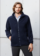 Wholesale PF630 BizCollection Mens Plain Micro Fleece Jacket Printed or Blank