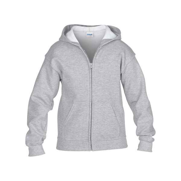 Wholesale 18600B Gildan Youth Heavy Weight Zip Hoodie Printed or Blank