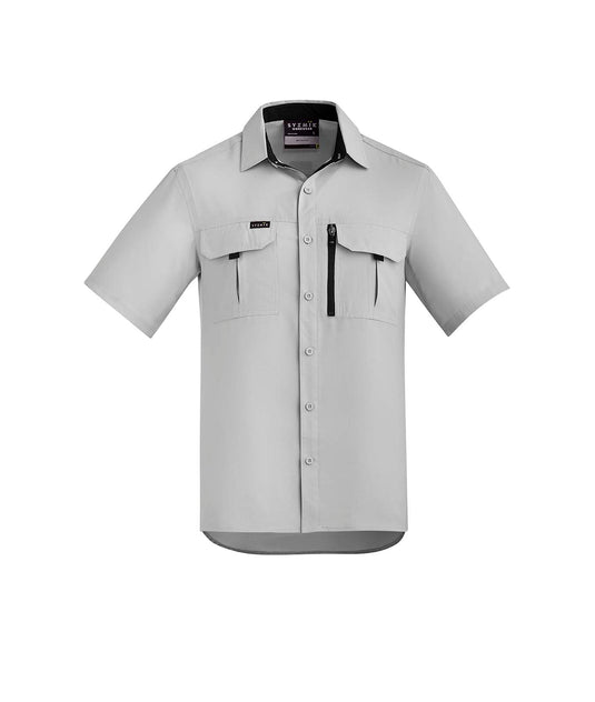 Wholesale Syzmik ZW465 Mens Outdoor Short Sleeve Shirt Printed or Blank