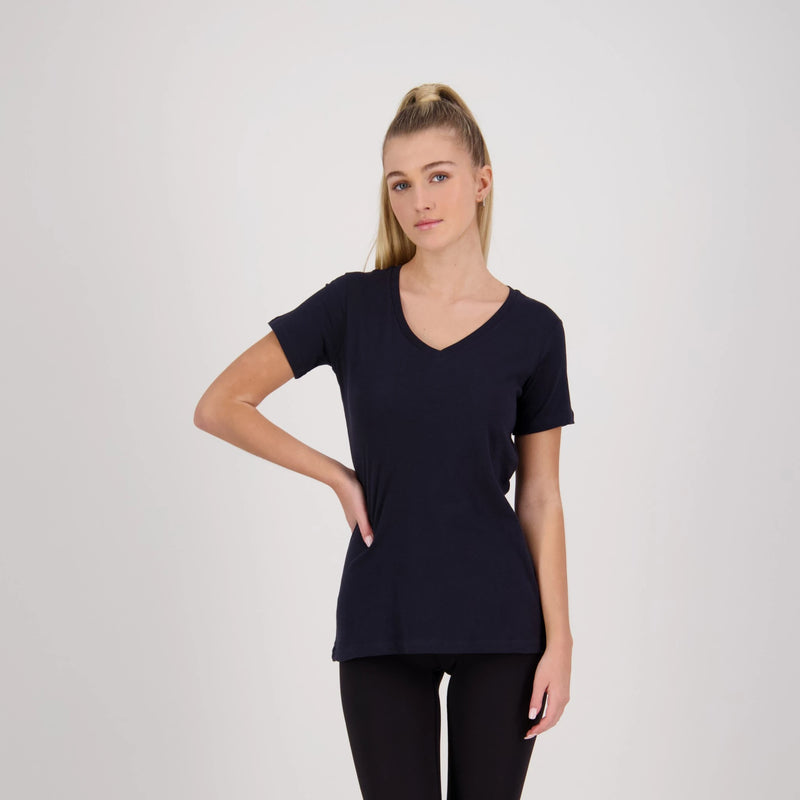 Load image into Gallery viewer, T202 Women&#39;s V-neck Silhouette T-Shirts
