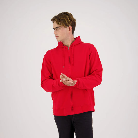 Bright red 2025 zip up hoodie