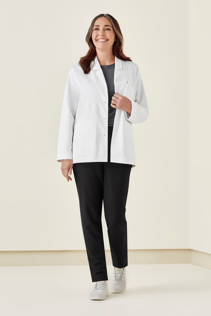 Load image into Gallery viewer, Wholesale CC144LC BizCare Womens Hope Cropped Lab Coat Printed or Blank
