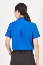 Wholesale CS947LS Biz Care Womens Florence Short Sleeve Shirt Printed or Blank
