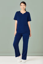 Wholesale CSP944LL BizCollection Women's Avery Multi-Pocket Straight Leg Scrub Pant Printed or Blank